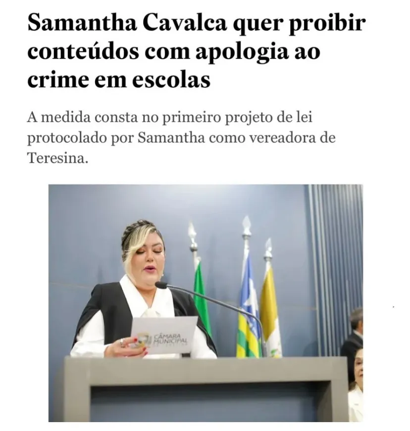 Samantha Cavalca - Vereadora Teresina 3